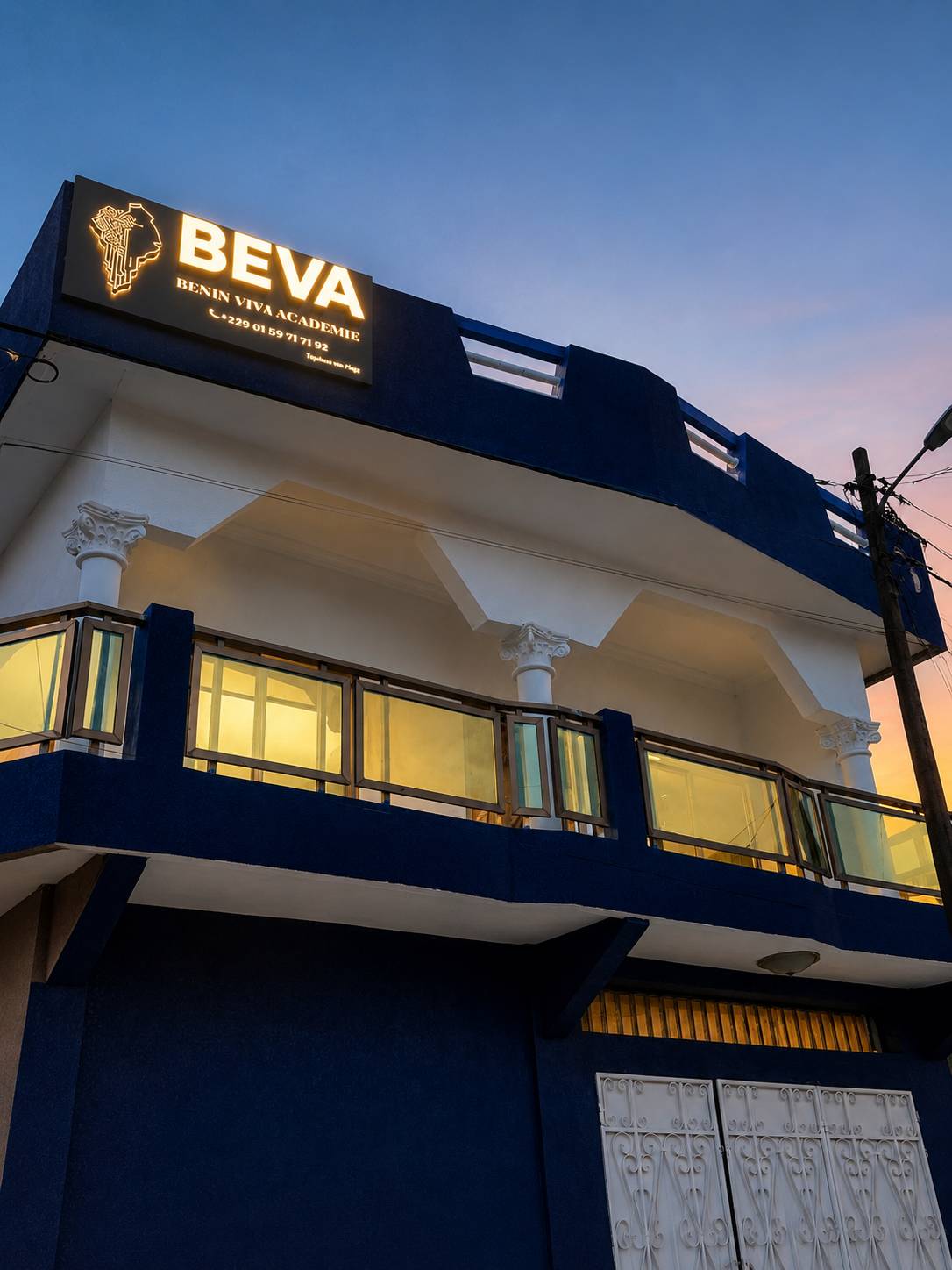 ベナンのBEVA校舎
